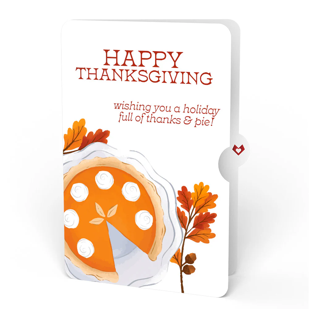 Pumpkin Pie Thanksgiving Pop-Up Card and Sentiment Set - Image 4