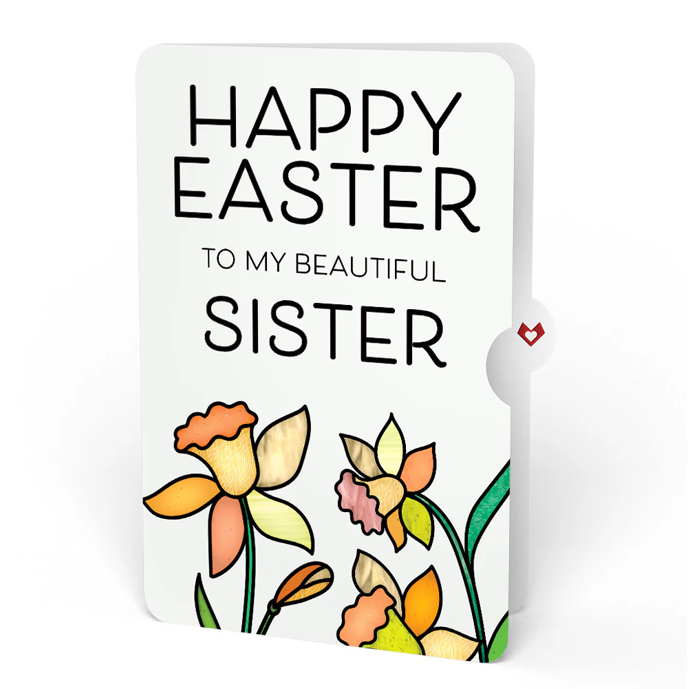 Resurrection of Jesus Easter Pop-Up Card and Sentiment Set for Sister - Image 4
