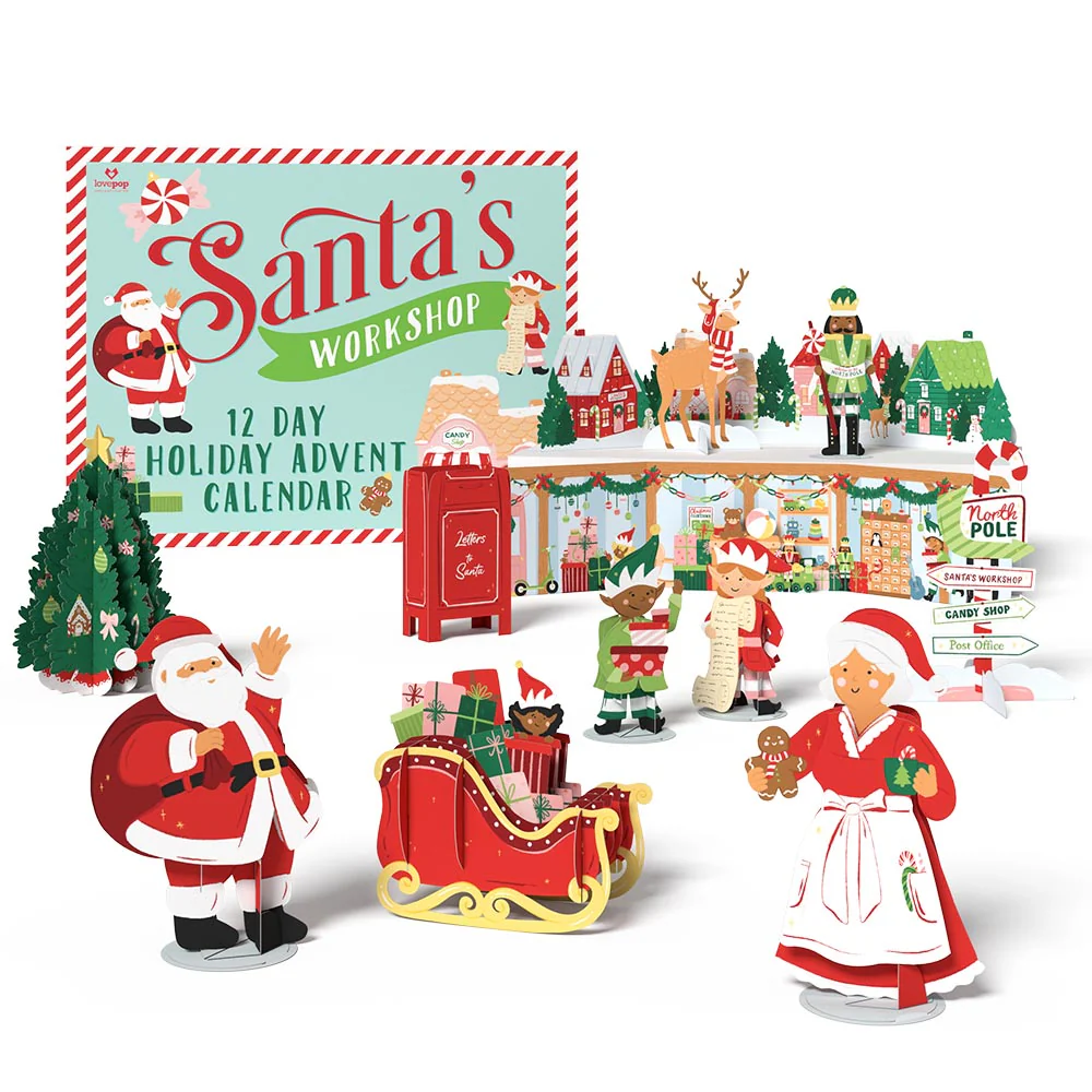 Santa's Workshop 12 Day Holiday Advent Calendar - Image 4