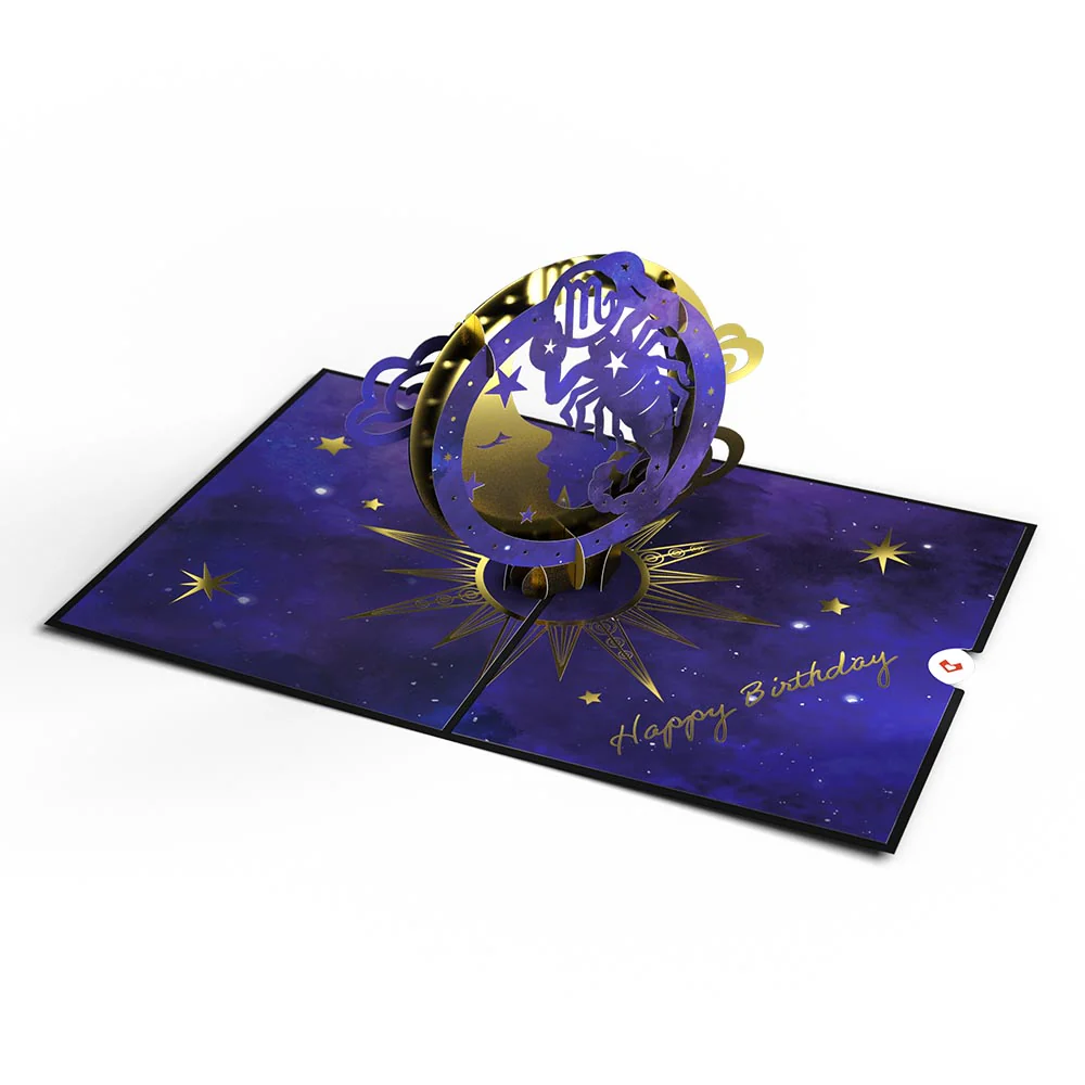 Scorpio Zodiac Birthday Pop-Up Card - Image 5
