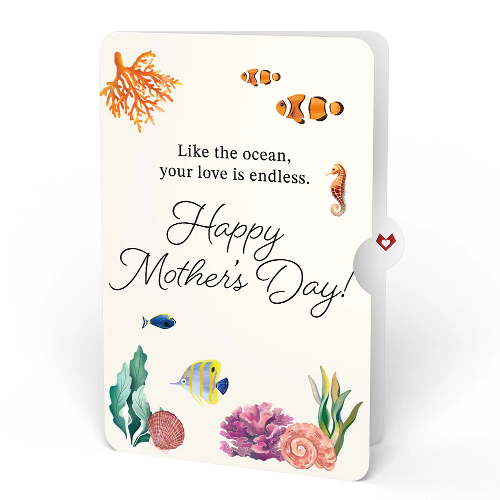 Seaside Sandcastle Mother's Day Pop-Up Card and Sentiment Set - Image 4