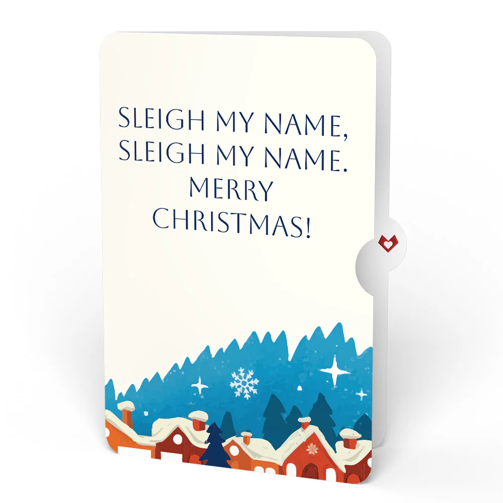 Season of Light Winter Village Light-Up Pop-Up Card and Snow Village Christmas Sentiment Set - Image 4