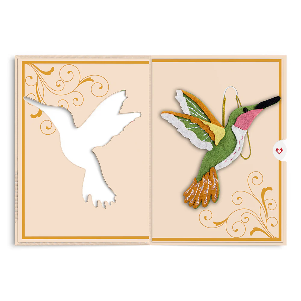 Serene Hummingbird HeartFelt Charm Card™ - Image 6