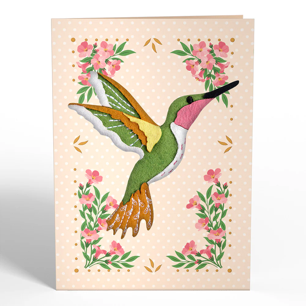 Serene Hummingbird HeartFelt Charm Card™ - Image 7