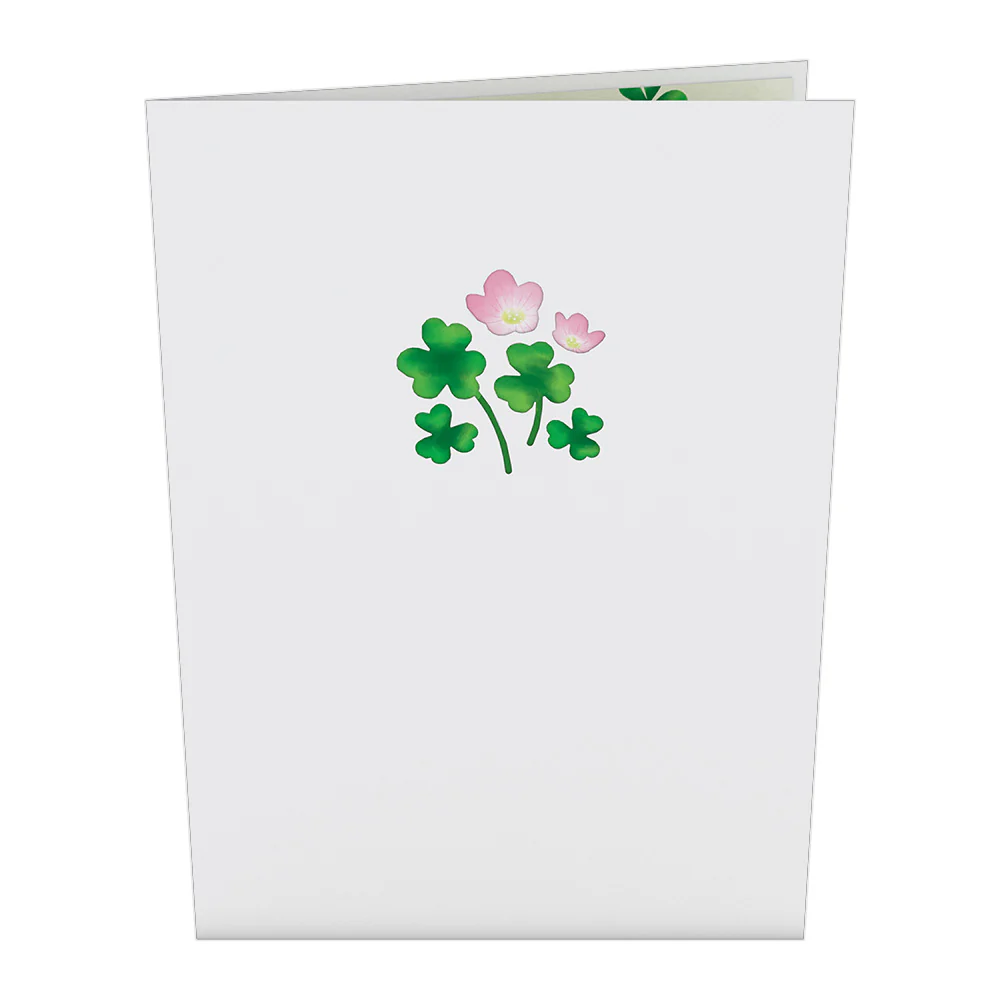 Shamrock Basket St. Patrick's Day Pop-Up Card - Image 4