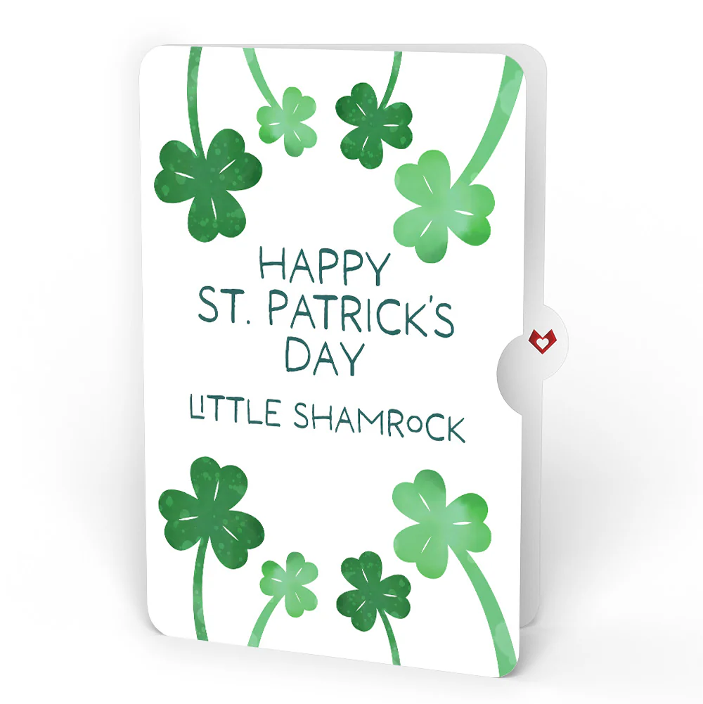 Shamrock Blessings St. Patrick’s Day Loooooong Card™ (Expands to 2 feet) and Sentiment Set - Image 4