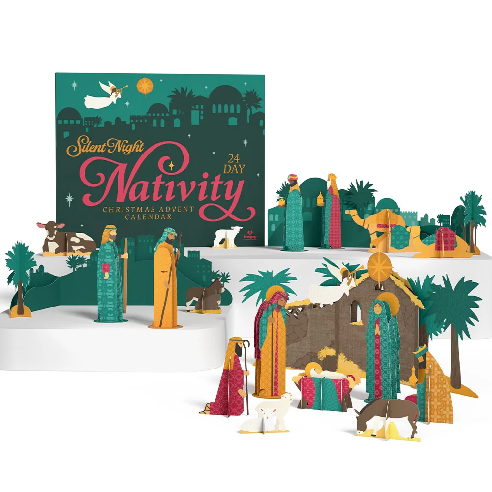 Silent Night 24 Day Nativity Christmas Advent Calendar - Image 3