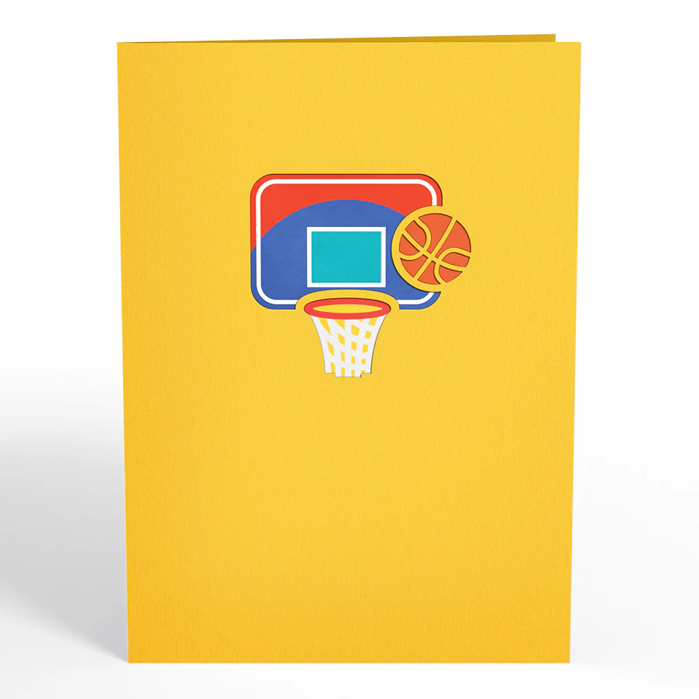Slam Dunk Basketball Pop-Up Card - Image 4
