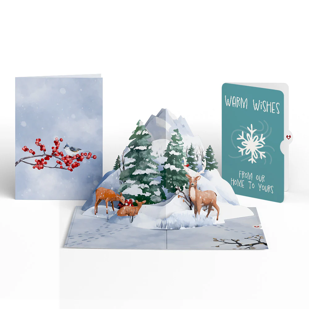 Snowfall's Hush Holiday Pop-Up Card and Sentiment Set