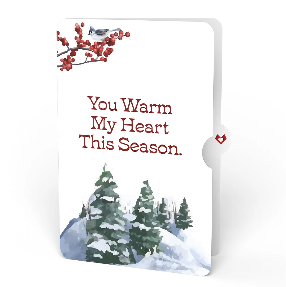 Snowy Owl Love Pop-Up Card and Sentiment Set - Image 4