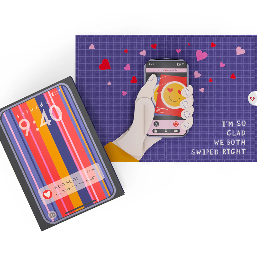 So Glad We Swiped Right Pop-Up Card - Image 2
