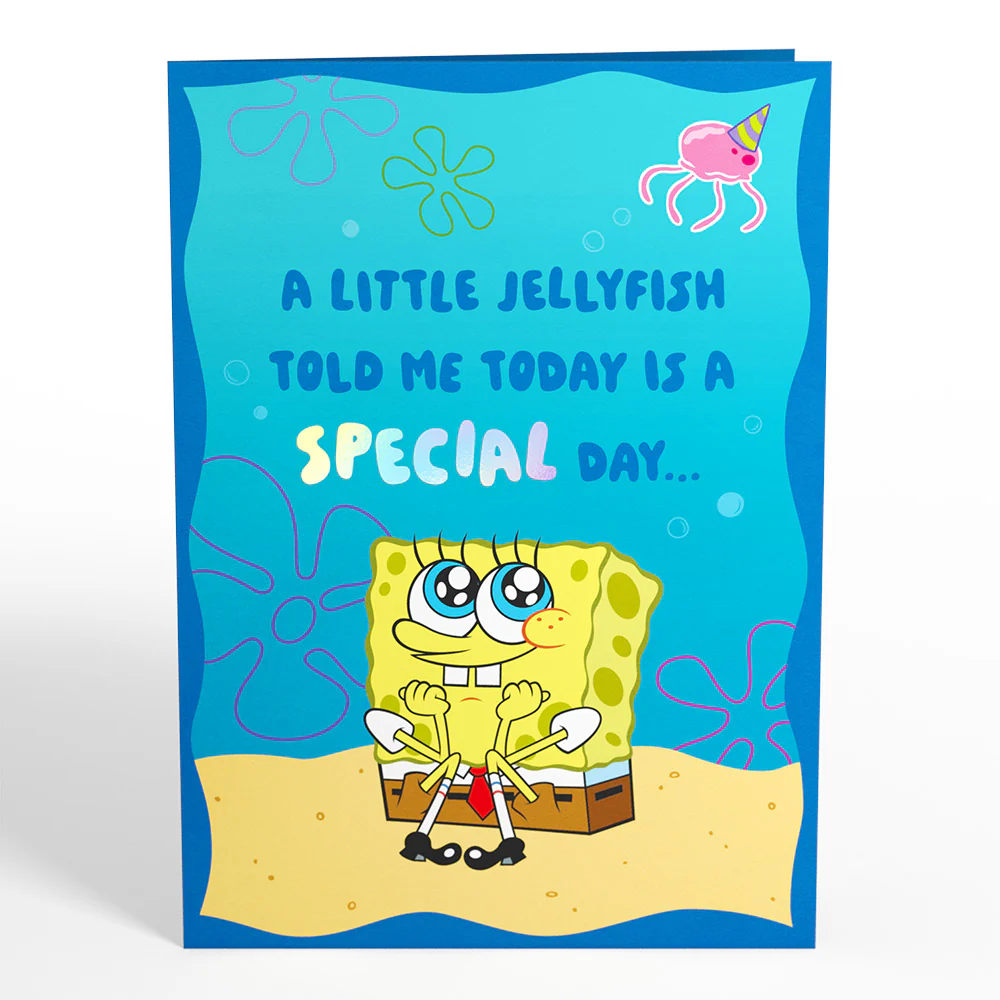 SpongeBob SquarePants Happy Birthday Pop-Up Card - Image 4