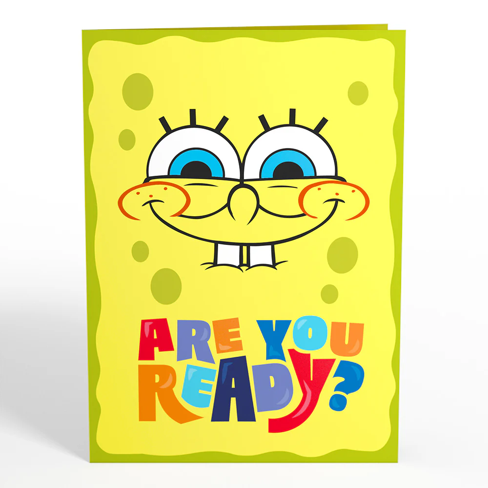 SpongeBob SquarePants Let’s Par-Tay Birthday Pop-Up Card - Image 5