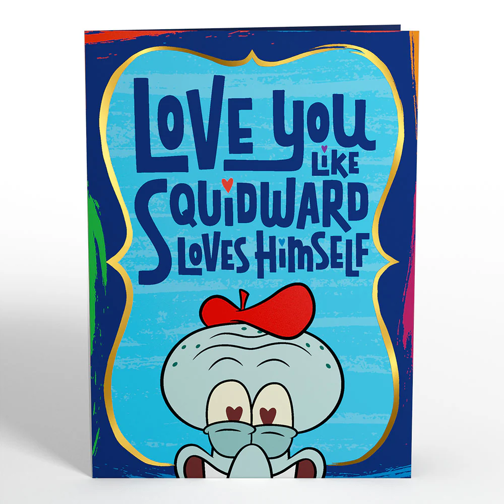 SpongeBob SquarePants Love You Like Squidward Pop-Up Card - Image 4