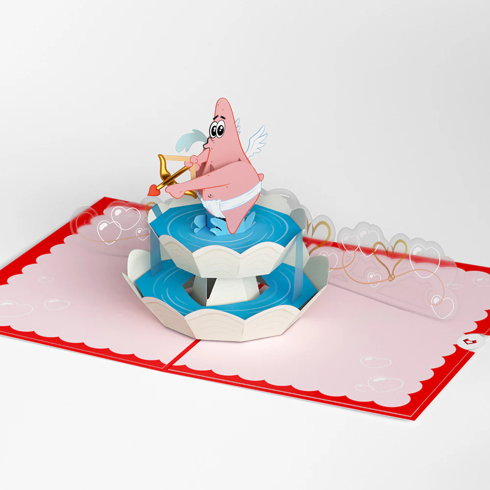 SpongeBob SquarePants Patrick Star Hooked On You Pop-Up Card - Image 3