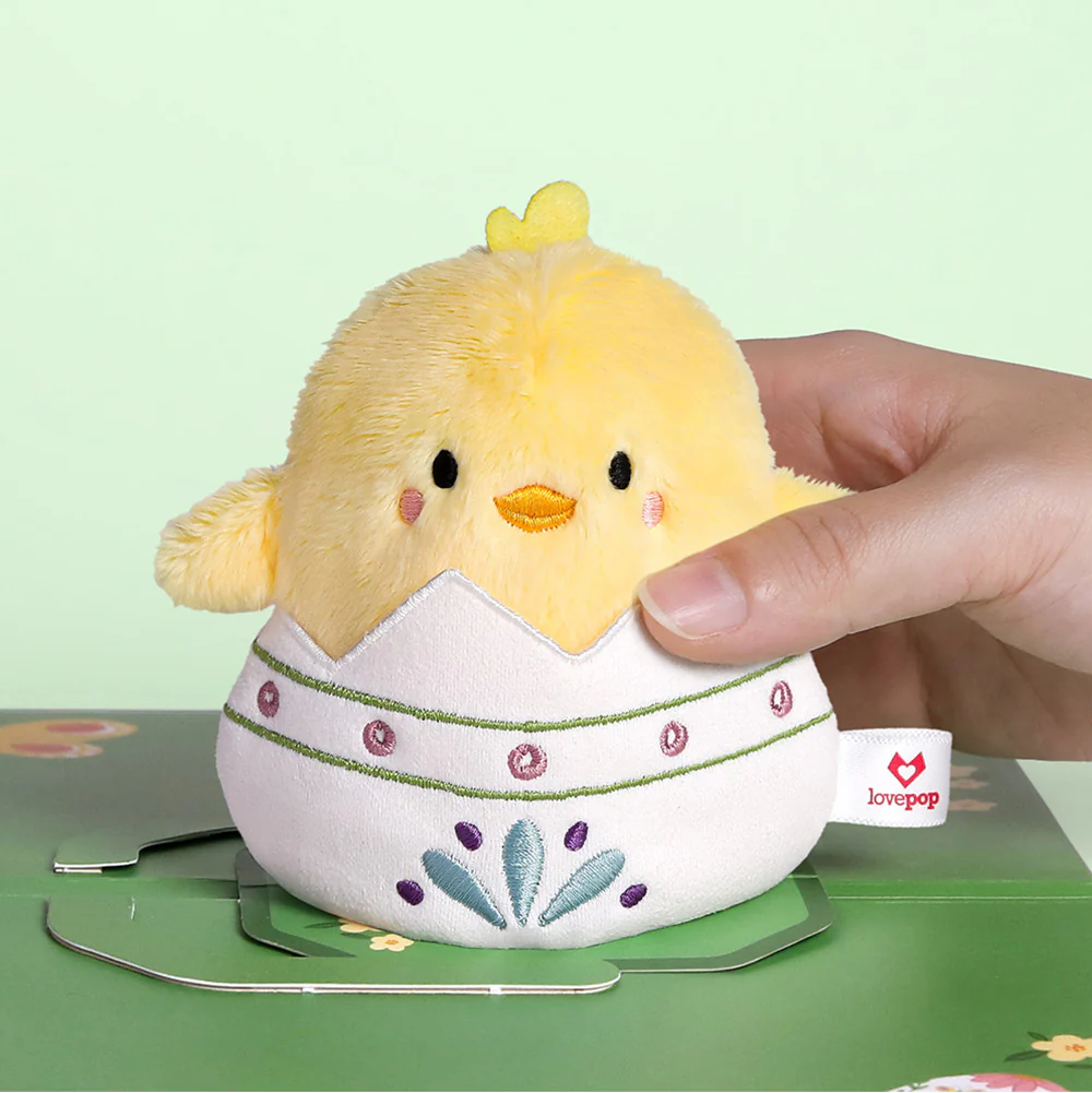 Spring Chick Easter Plushpop Card and Sentiment Set for Daughter - Image 3