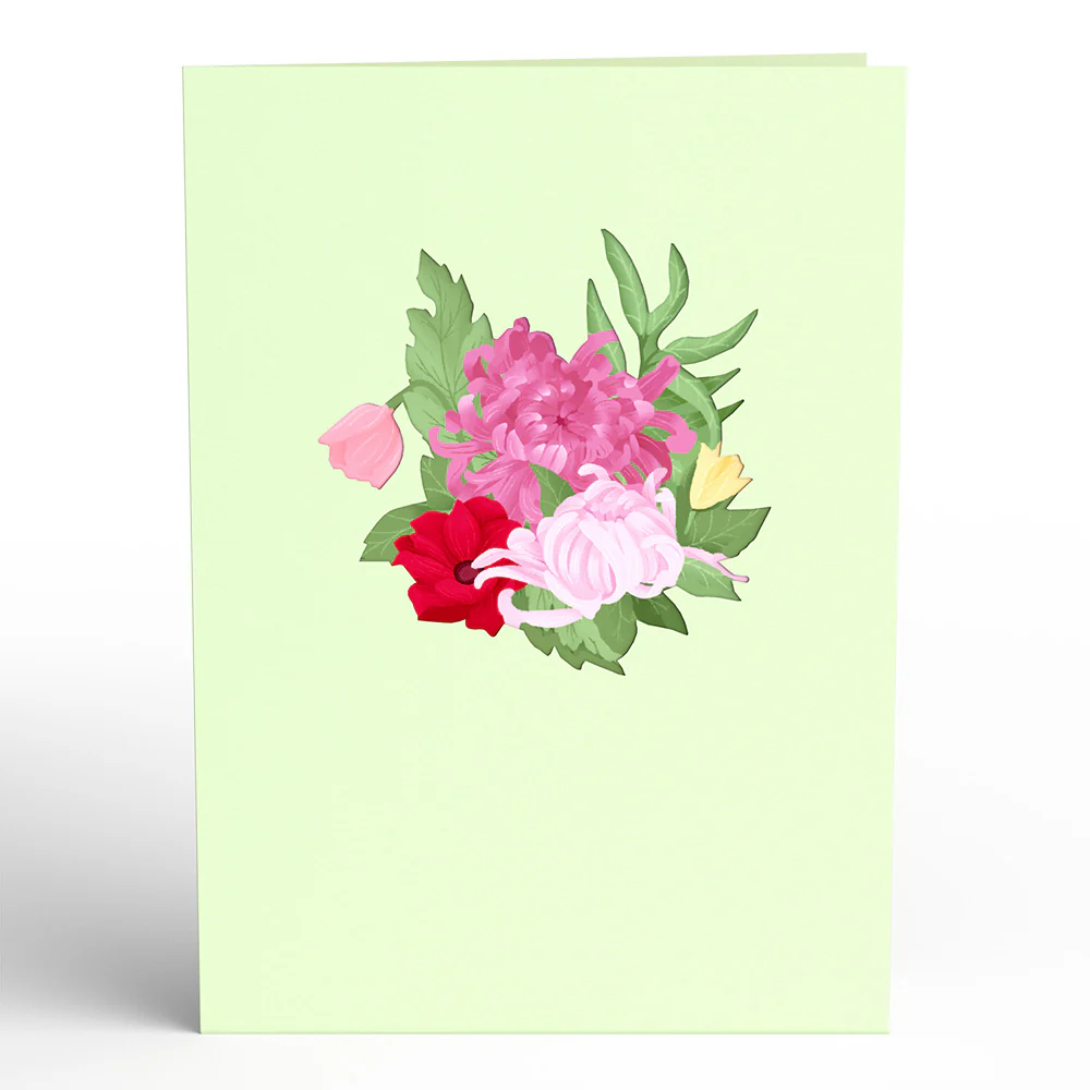 Flower Patch Pop-Up Card - Image 4