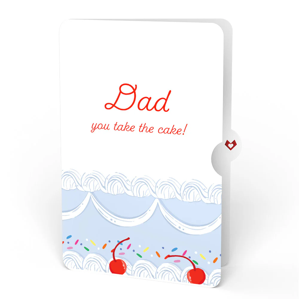 Sprinkled with Love Birthday Cake Pop-Up Card and Sentiment Set for Dad - Image 4