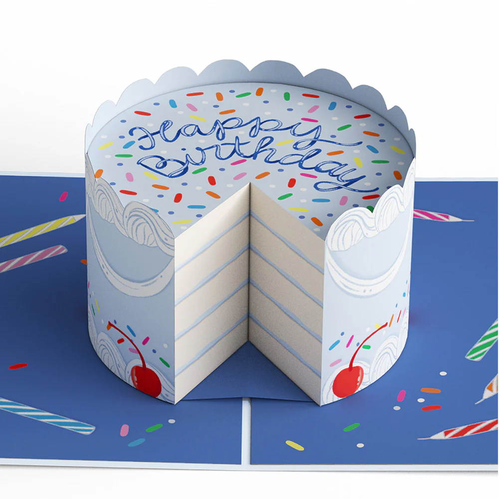 Sprinkled with Love Birthday Cake Pop-Up Card and Sentiment Set for Son - Image 3