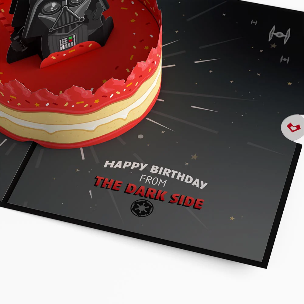 Star Wars™ Darth Vader™ Birthday Pop-Up Card & Flower Buds Bouquet Bundle - Image 9