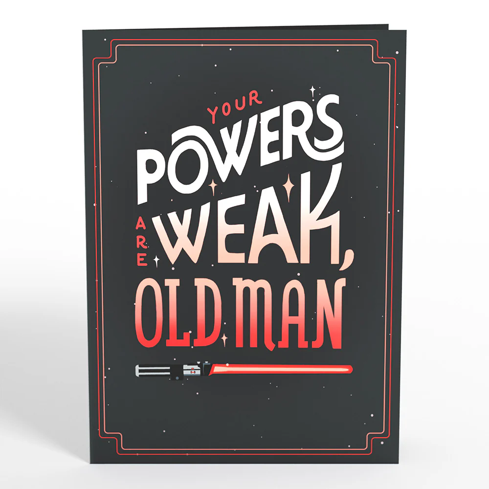 Star Wars™ Darth Vader™ Your Powers Are Weak Pop-Up Card - Image 5