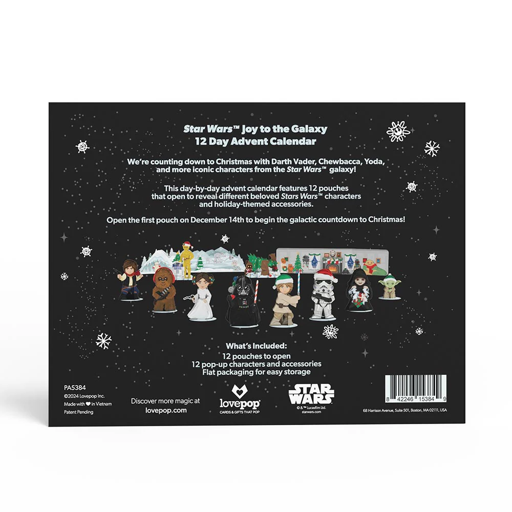 Star Wars™ Joy to the Galaxy 12 Day Holiday Advent Calendar - Image 8