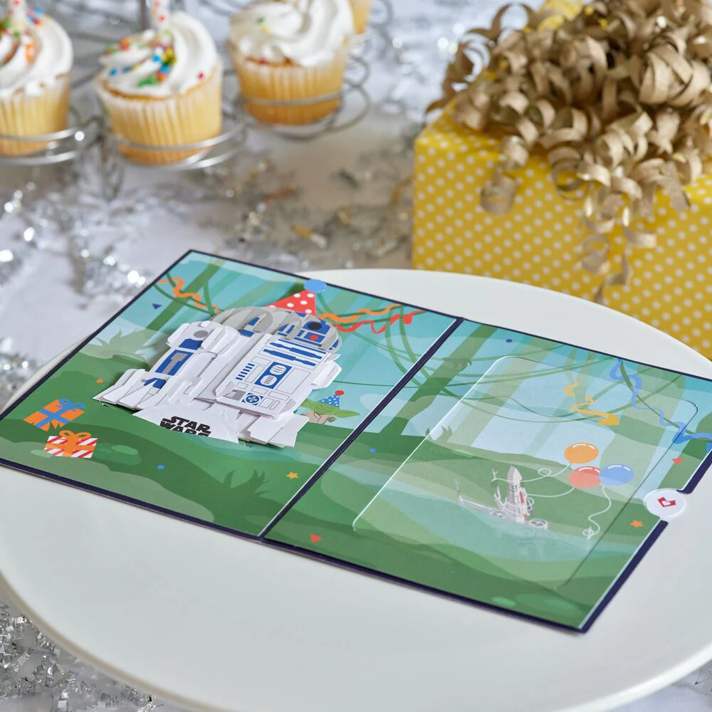Star Wars™ R2-D2™ Birthday Card with Pop-Up Gift - Image 6
