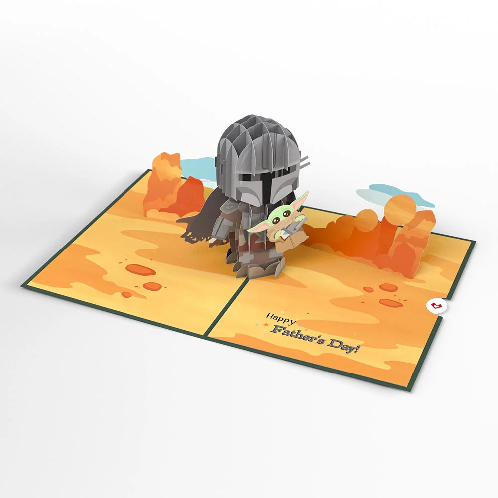 Star Wars™ The Mandalorian™ Beskar Father's Day Pop-Up Card - Image 3