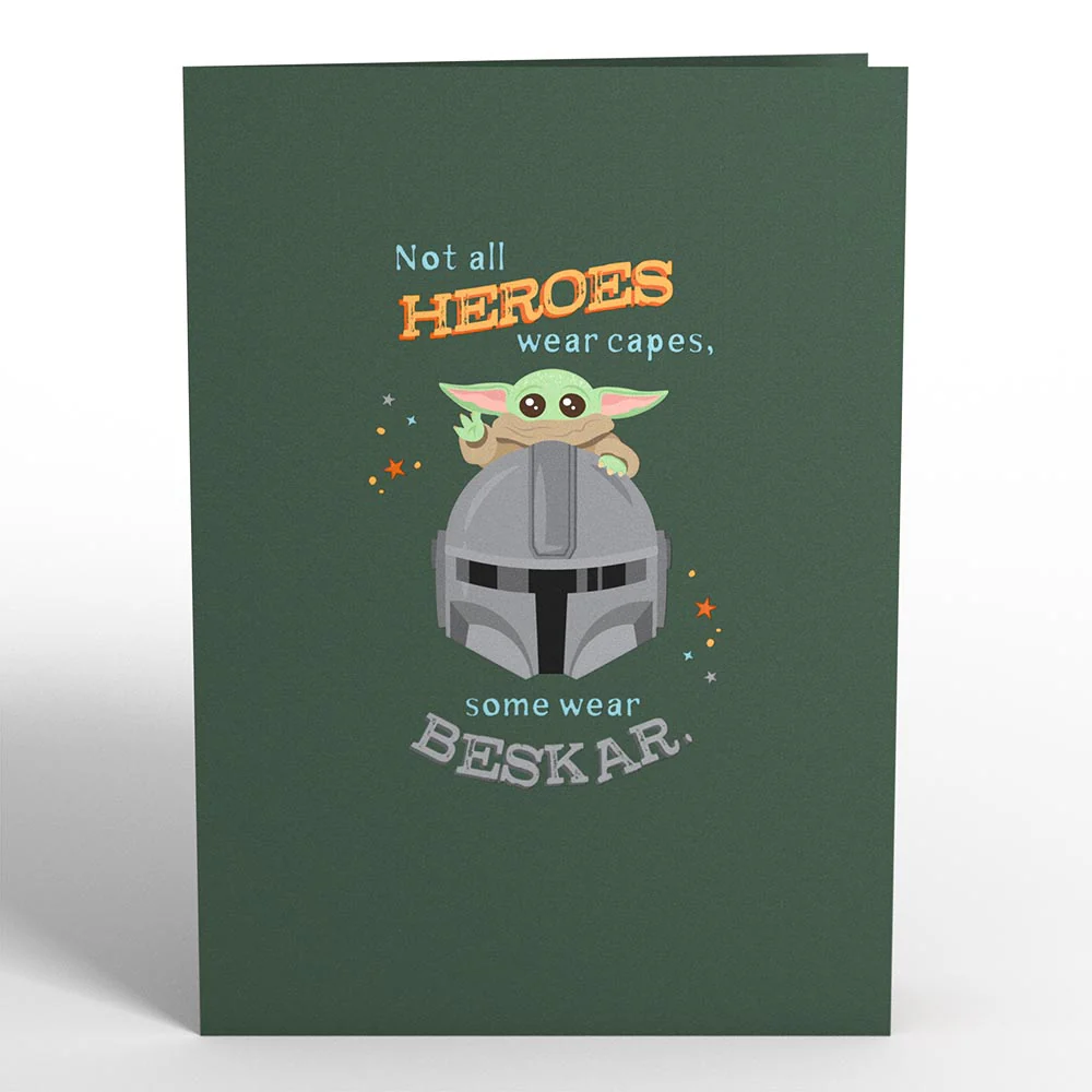Star Wars™ The Mandalorian™ Beskar Father's Day Pop-Up Card - Image 4