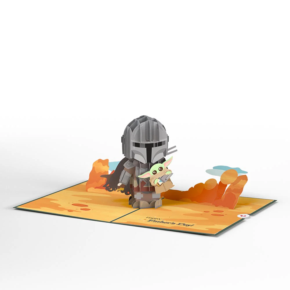 Star Wars™ The Mandalorian™ Beskar Father's Day Pop-Up Card - Image 5