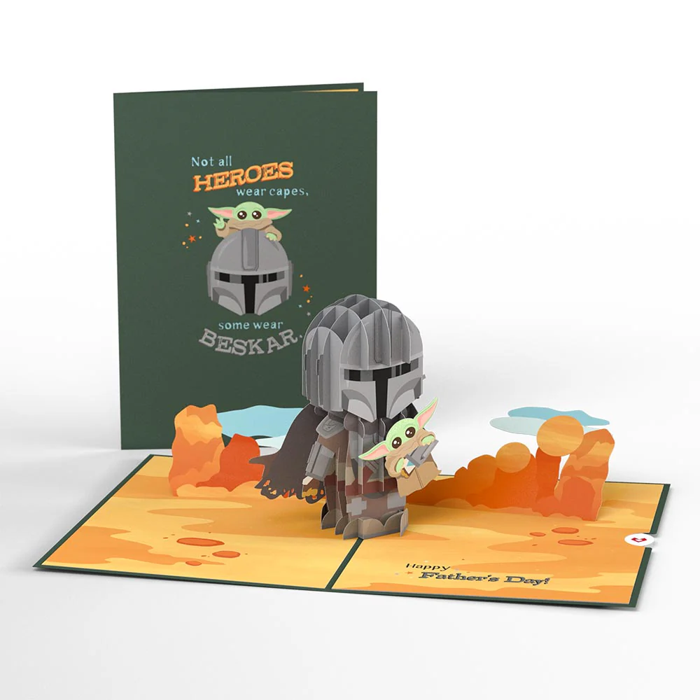 Star Wars™ The Mandalorian™ Beskar Father's Day Pop-Up Card - Image 6
