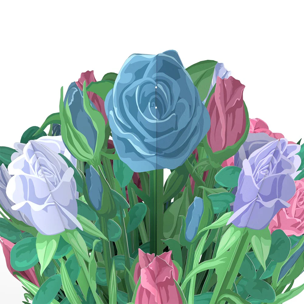 Star Wars™ The Mandalorian™ Grogu™ Birthday Pop-Up Card & Flower Buds Bouquet Bundle - Image 3