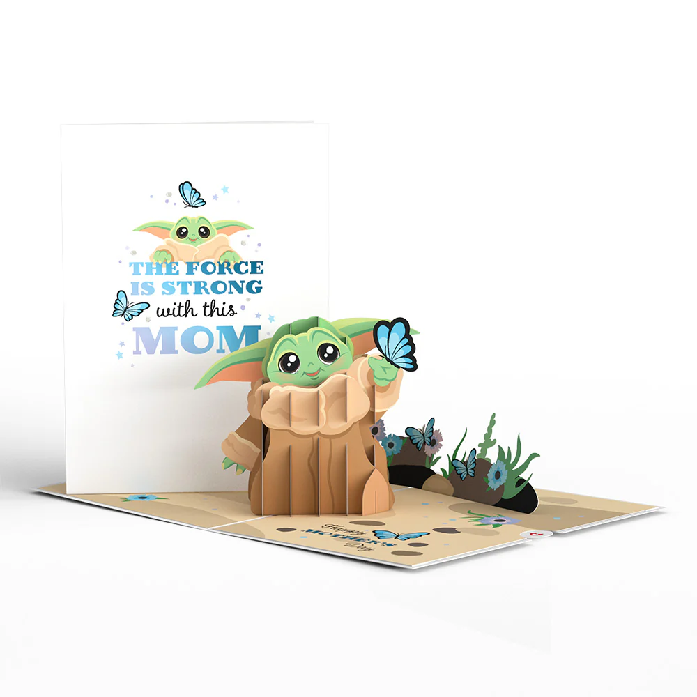 Star Wars™ The Mandalorian™ Grogu™ Mother's Day Butterfly Pop-Up Card - Image 5