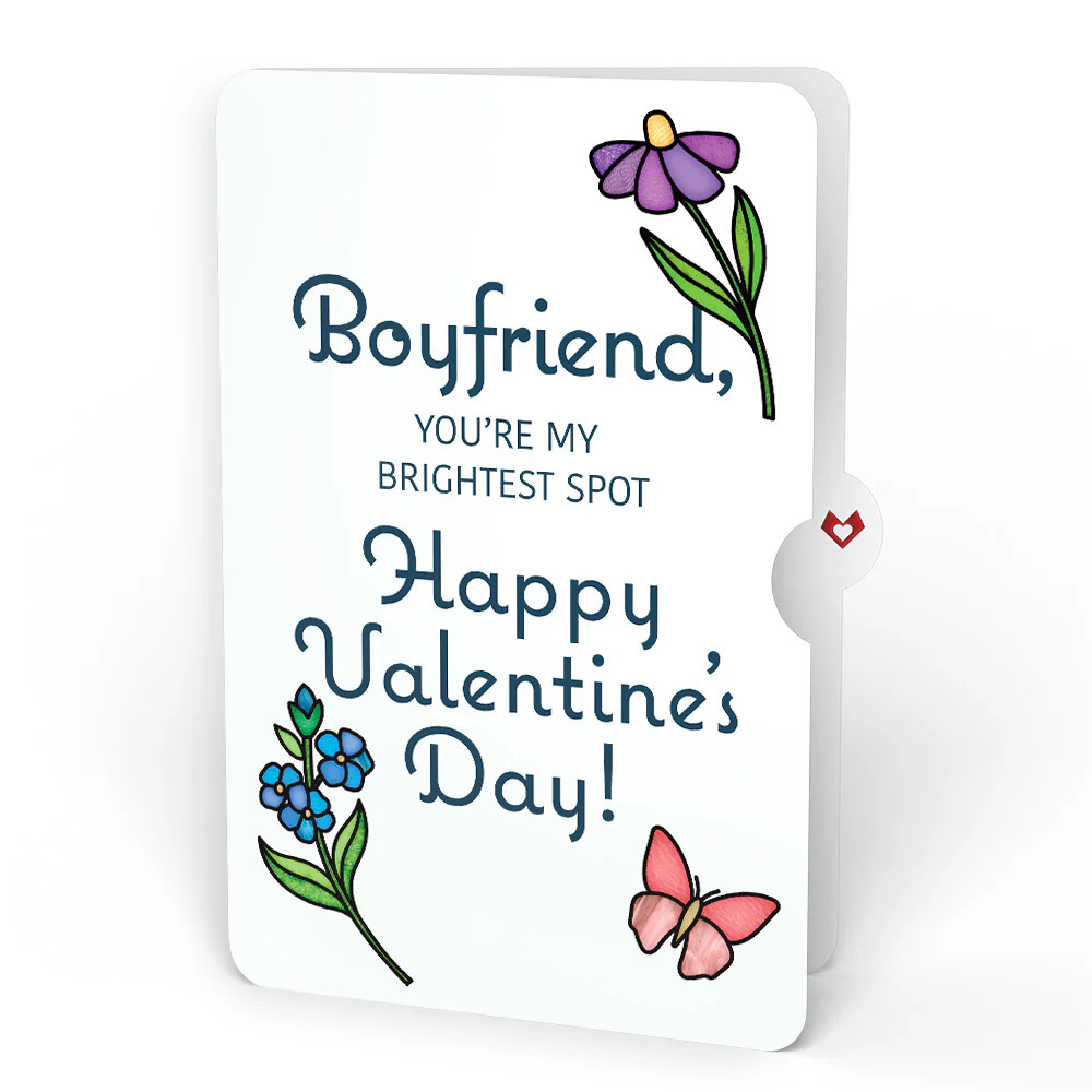 Sun-dappled Cherry Blossom Valentine Suncatcher Bouquet and Sentiment Set for Boyfriend - Image 4