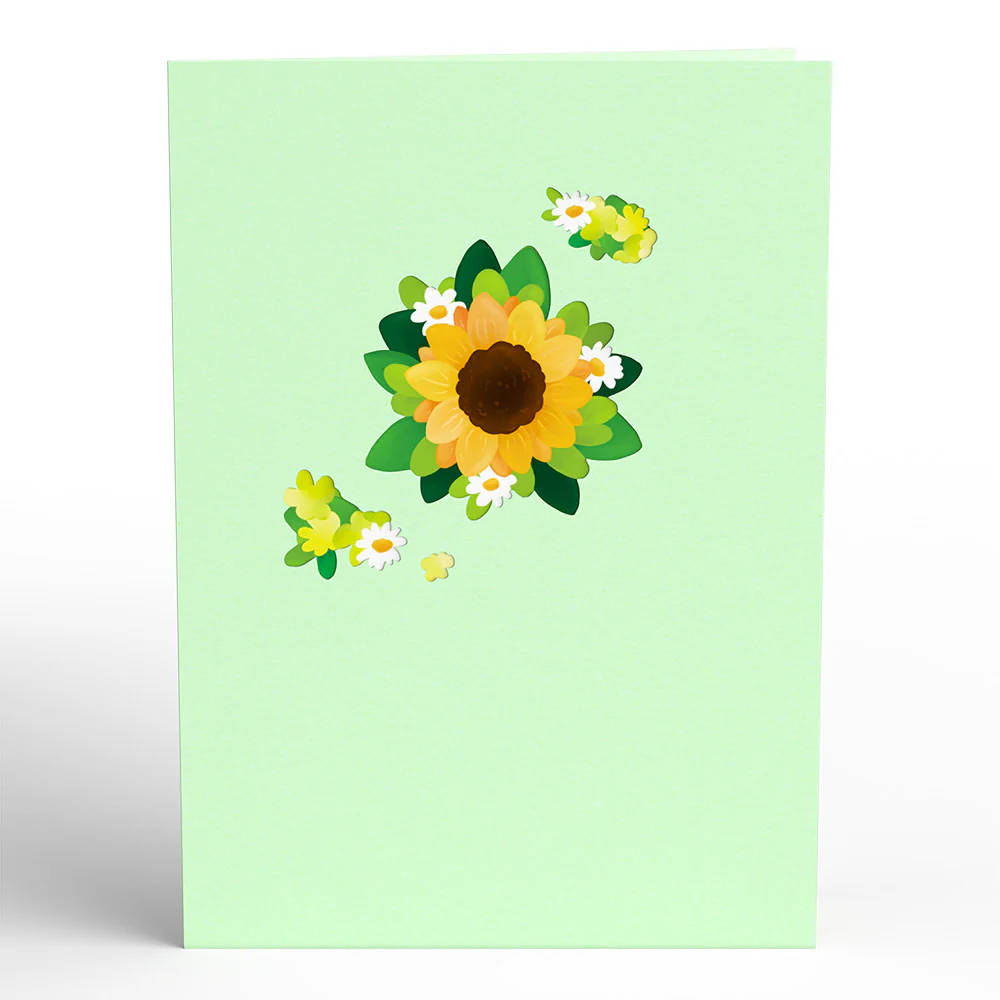 Sunflower Butterflies Pop-Up Card - Image 4