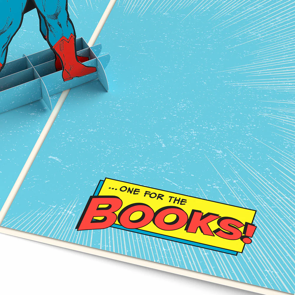 Superman™ Comic Book Birthday Pop-Up Card - Image 3