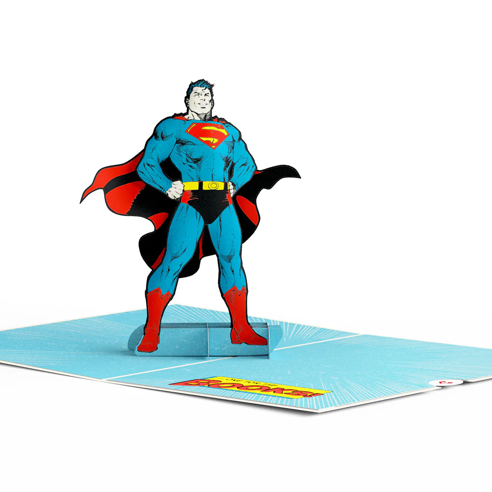 Superman™ Comic Book Birthday Pop-Up Card - Image 4