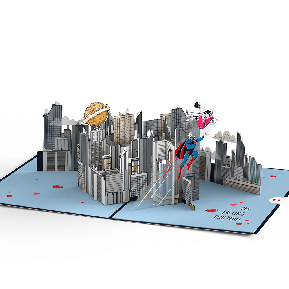 Superman™ You Make My Heart Soar Pop-Up Card - Image 4