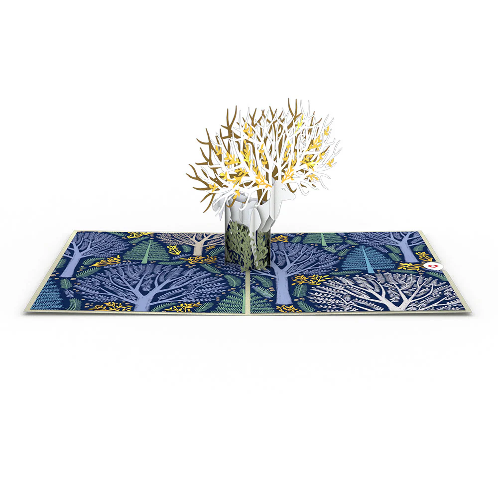 Surreal Deer Pop-Up Card - Image 3