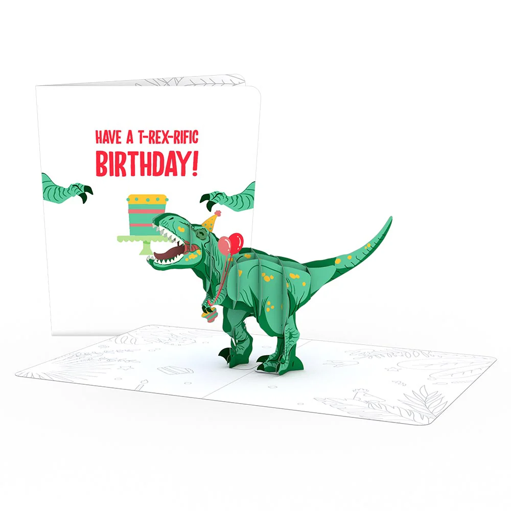Playpop Card™: T-Rex Birthday
