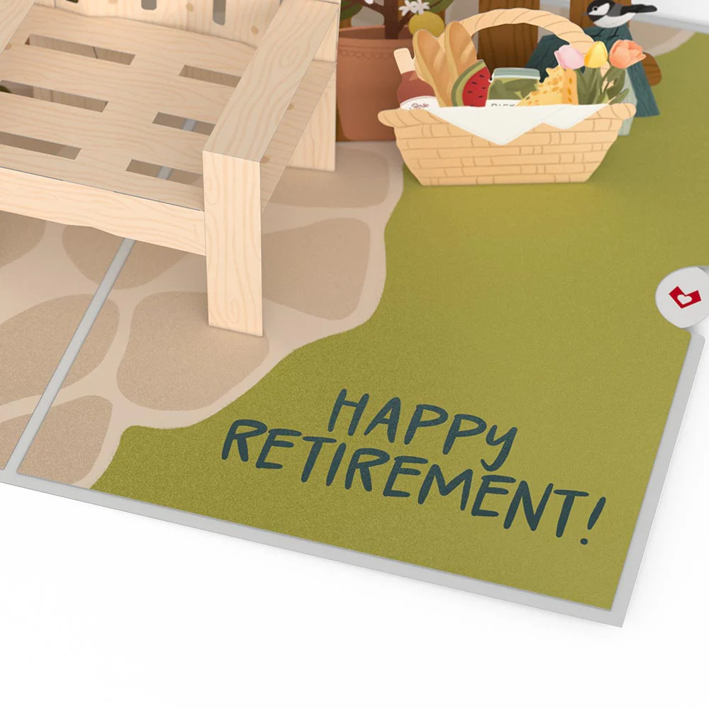 Take It Easy Retirement Pop-Up Card - Image 5