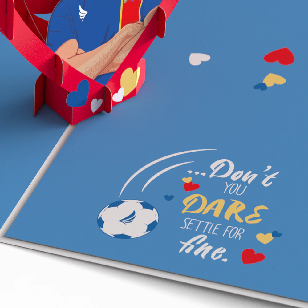 Ted Lasso Don't You Dare Settle For Fine Pop-Up Card - Image 4