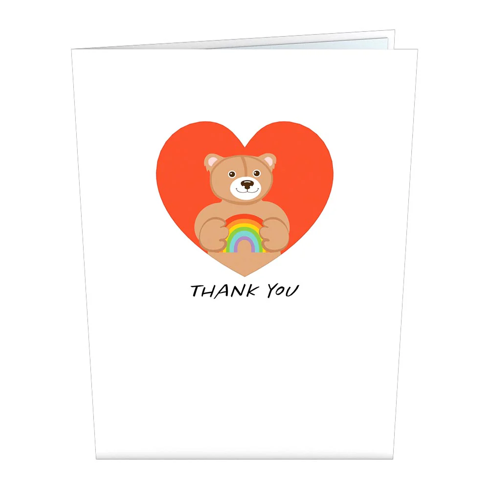 Thank You Bear Pop-Up Card - Image 4