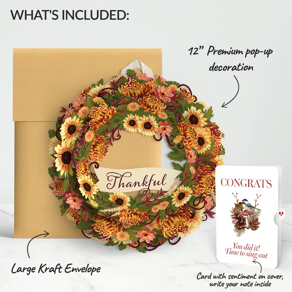 Thankful Congratulations Wreath and Sentiment Set - Image 2