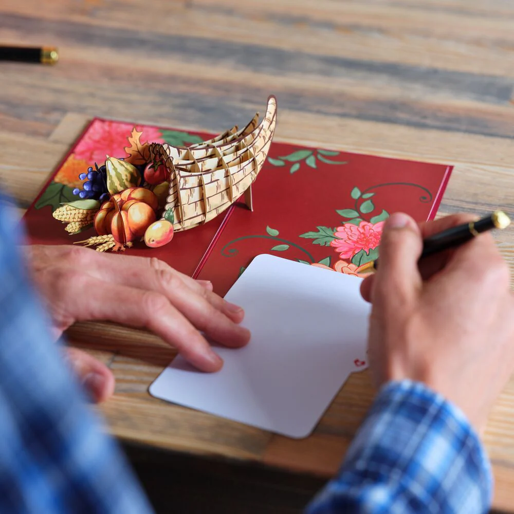 Thanksgiving Cornucopia Pop-Up Card - Image 5