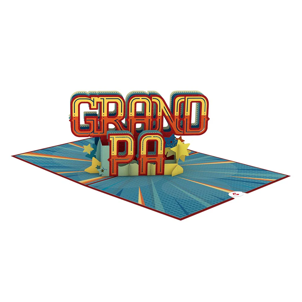 The Best Grandpa Pop-Up Card - Image 3