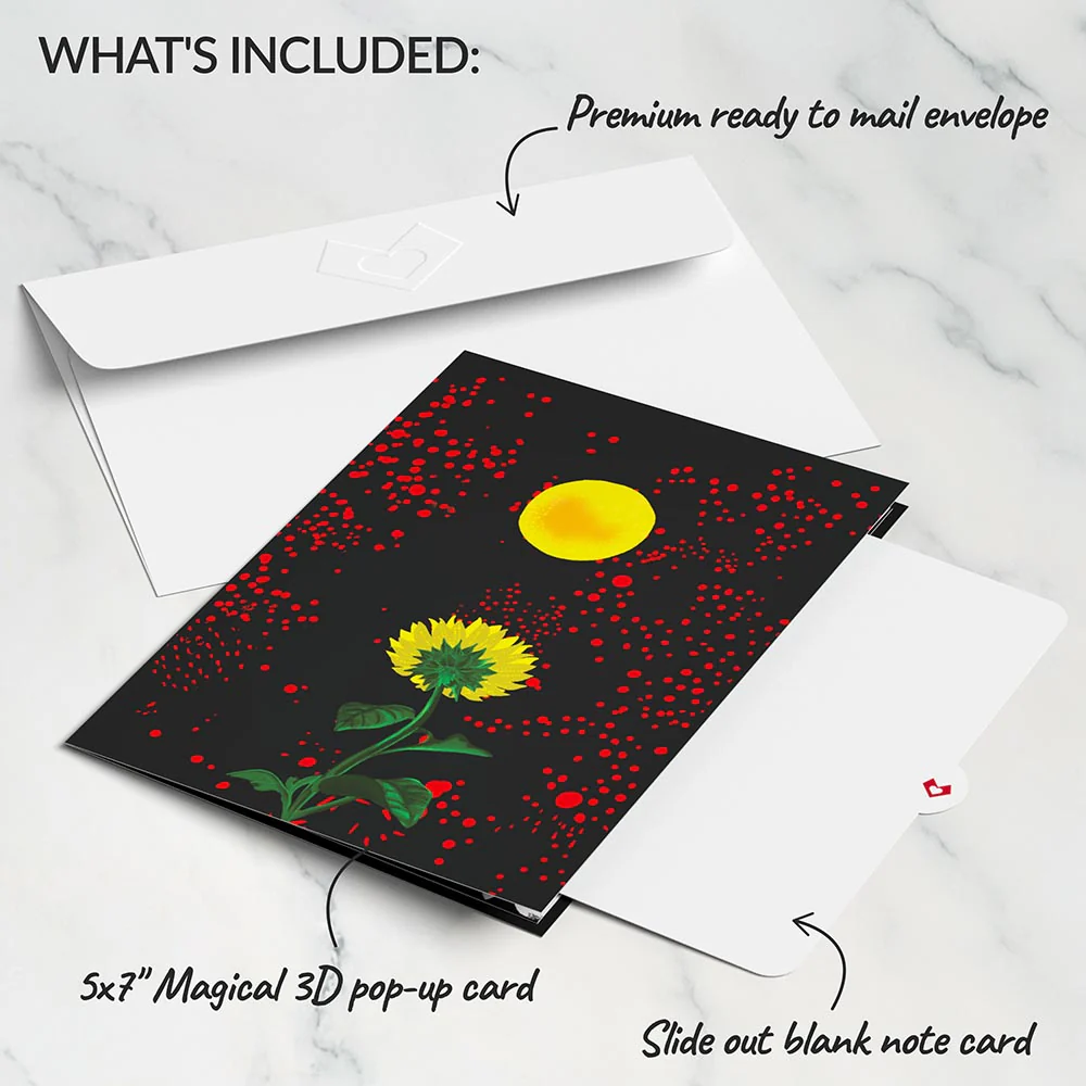 The Gift of Hope Sunflower Pop-Up Card - Image 6