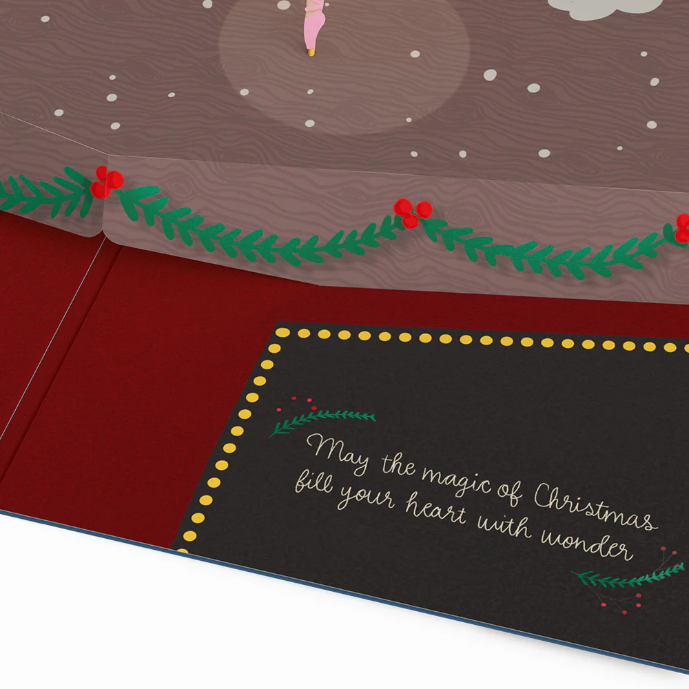 The Nutcracker Christmas Magic Music and Lights Pop-Up Card - Image 4