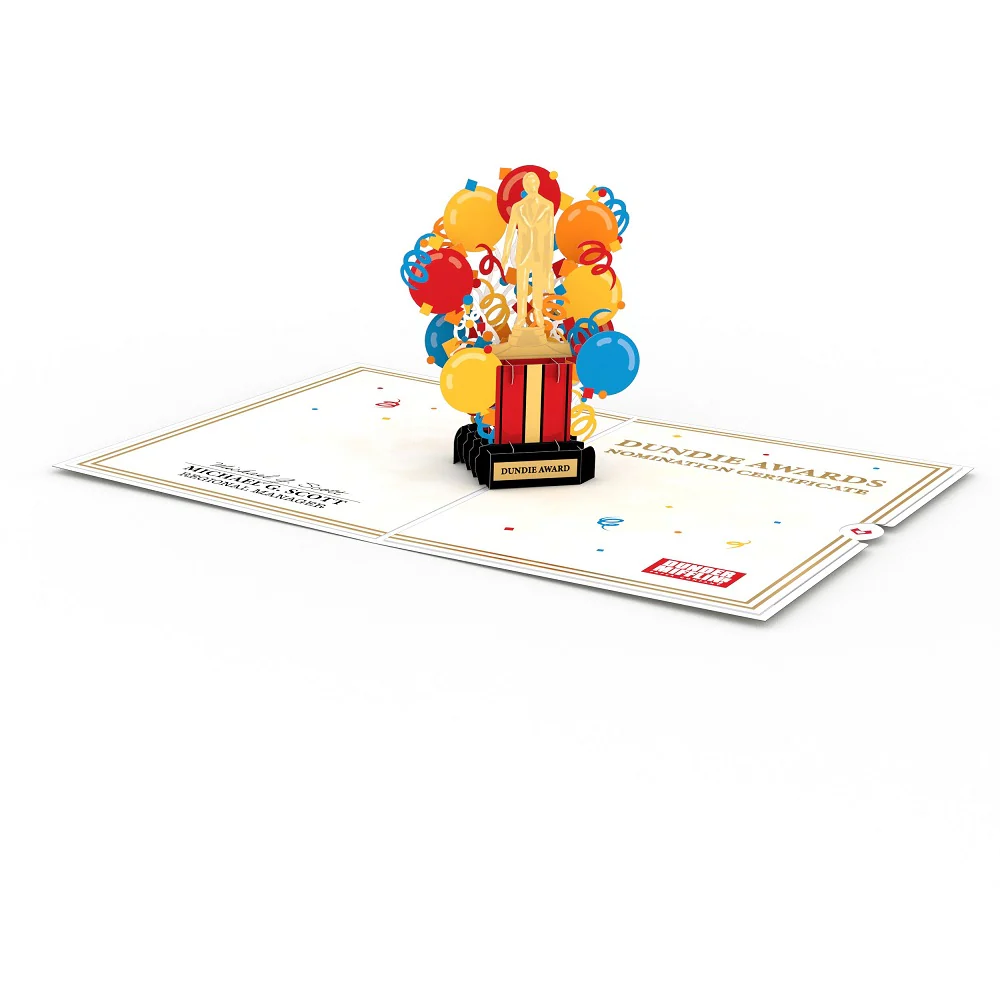 The Office Birthday Dundie Award Pop-Up Card - Image 3