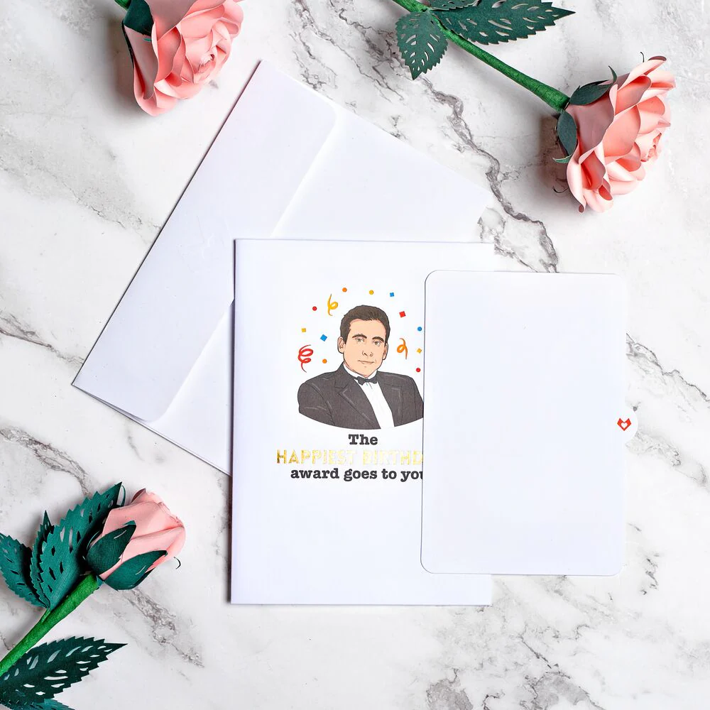 The Office Birthday Dundie Award Pop-Up Card - Image 8